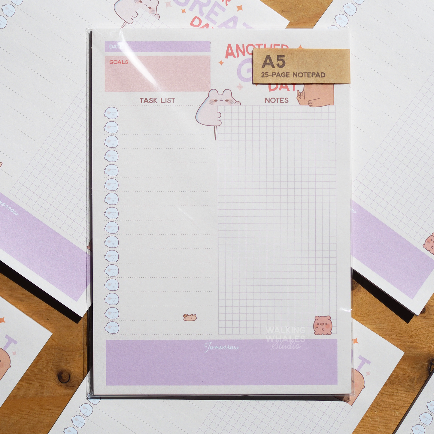 A5 Task List Notepad