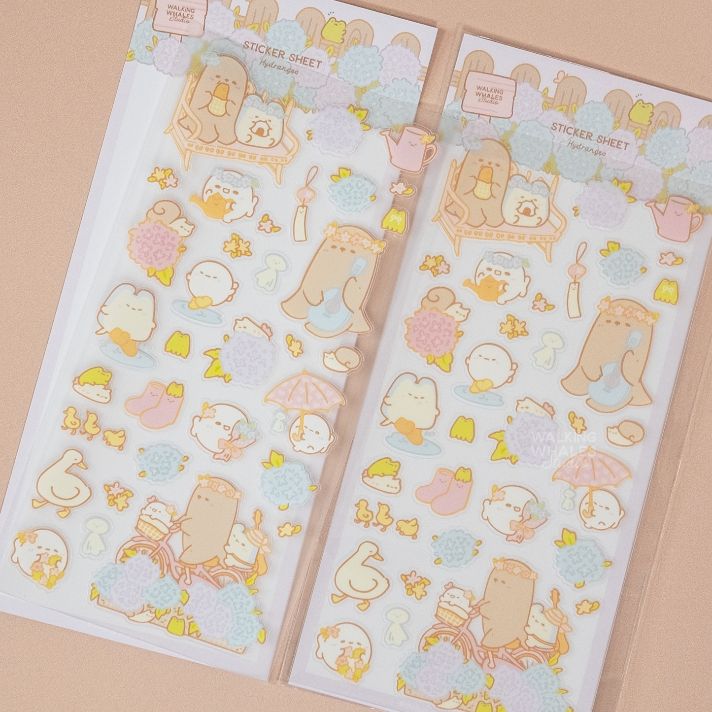 Hydrangea Garden Sticker Sheet