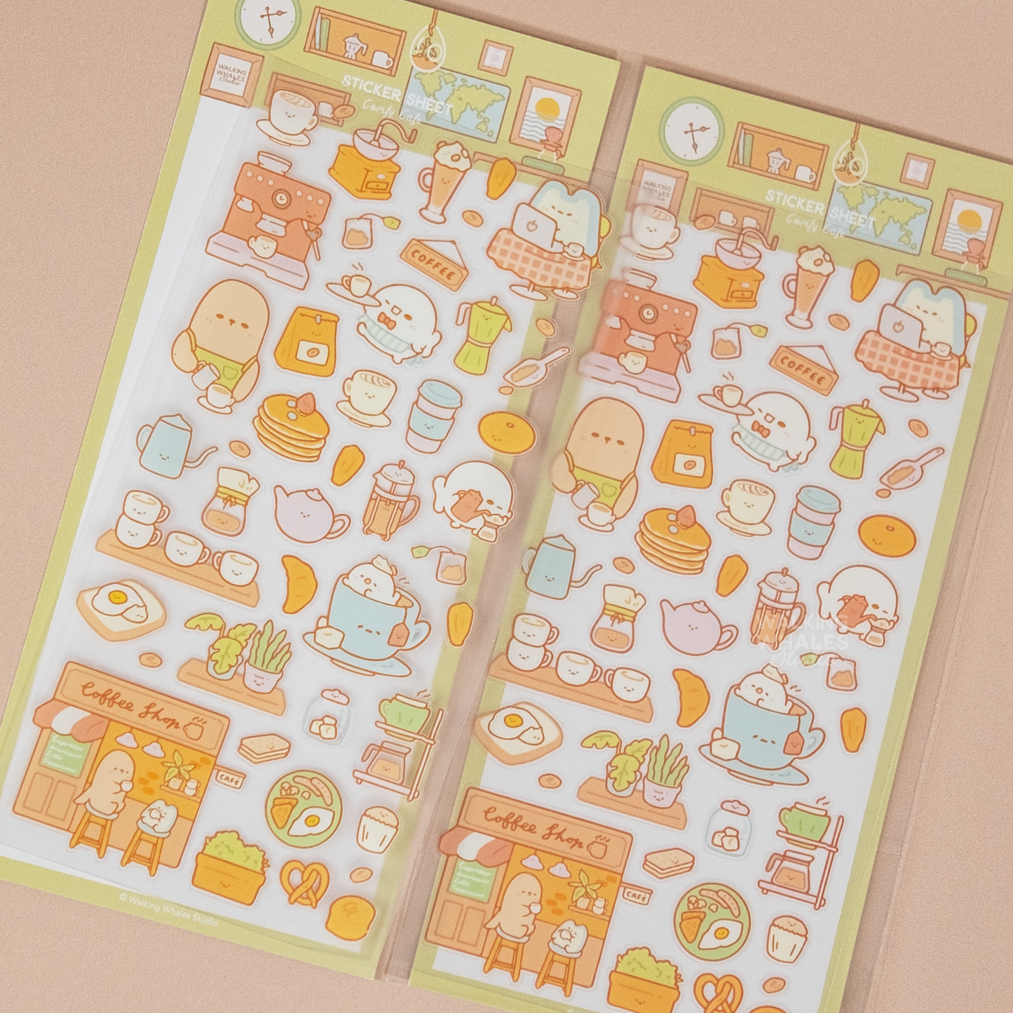 Coffee Shop Sticker Sheet