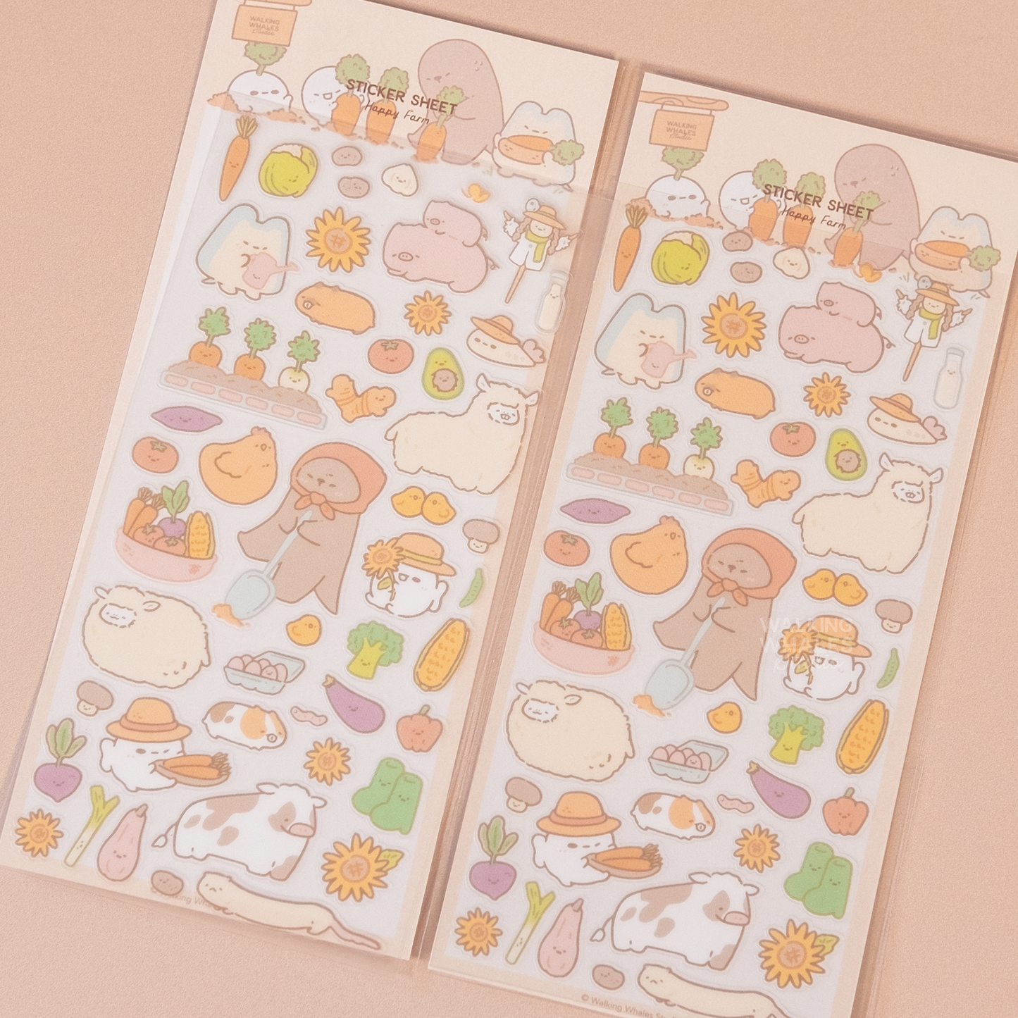 Farm Animals Sticker Sheet