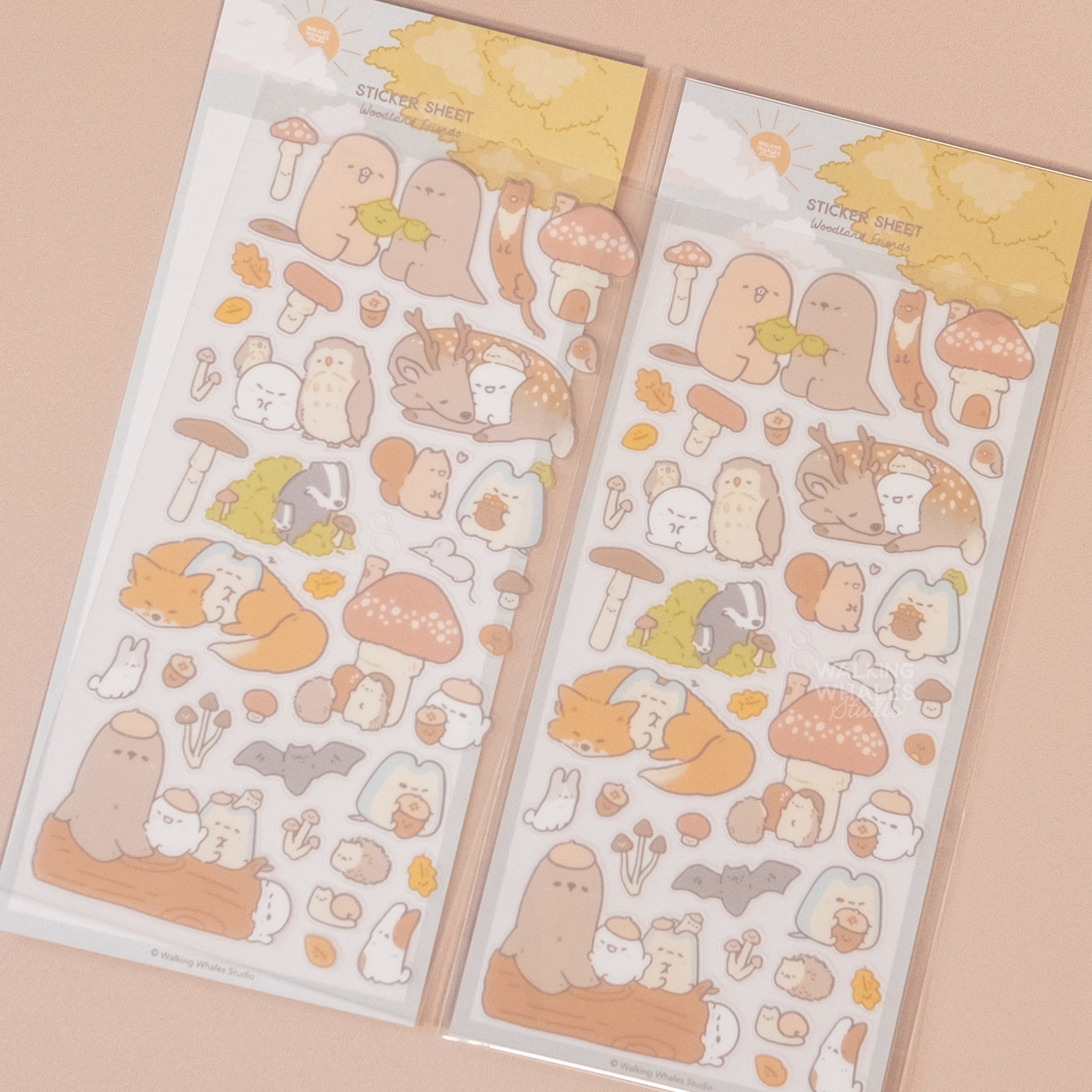 Woodland Animals Sticker Sheet