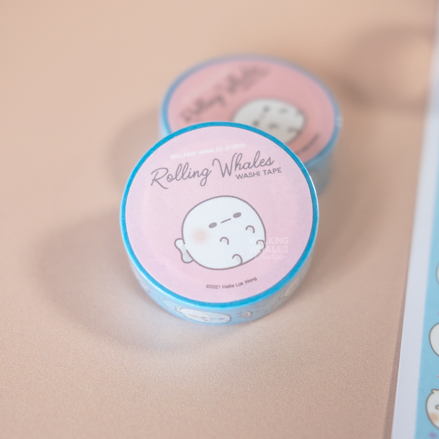Rolling Whales Washi Tape