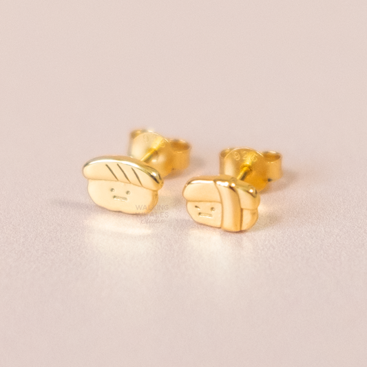 Sushi Gold Plated Earrings