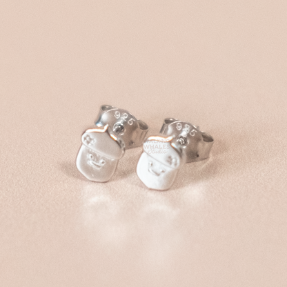 Acorn Silver Earrings