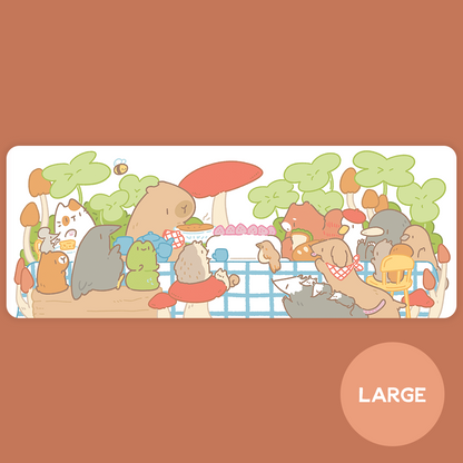 Animal Tea Party Desk Mat