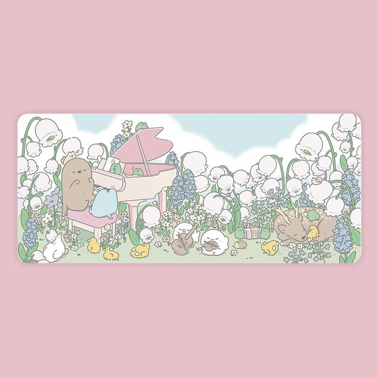 Flower Garden Desk Mat