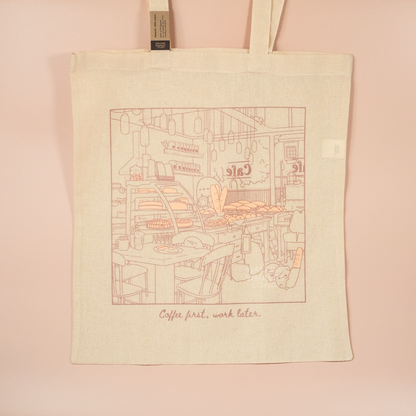 Coffee Shop Tote Bag