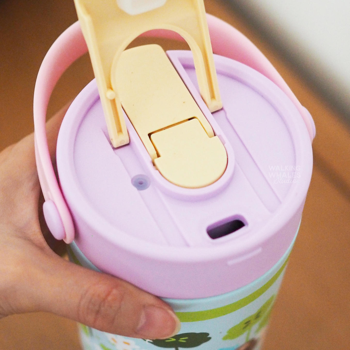 Insulated Water Bottle in Frog & Clover