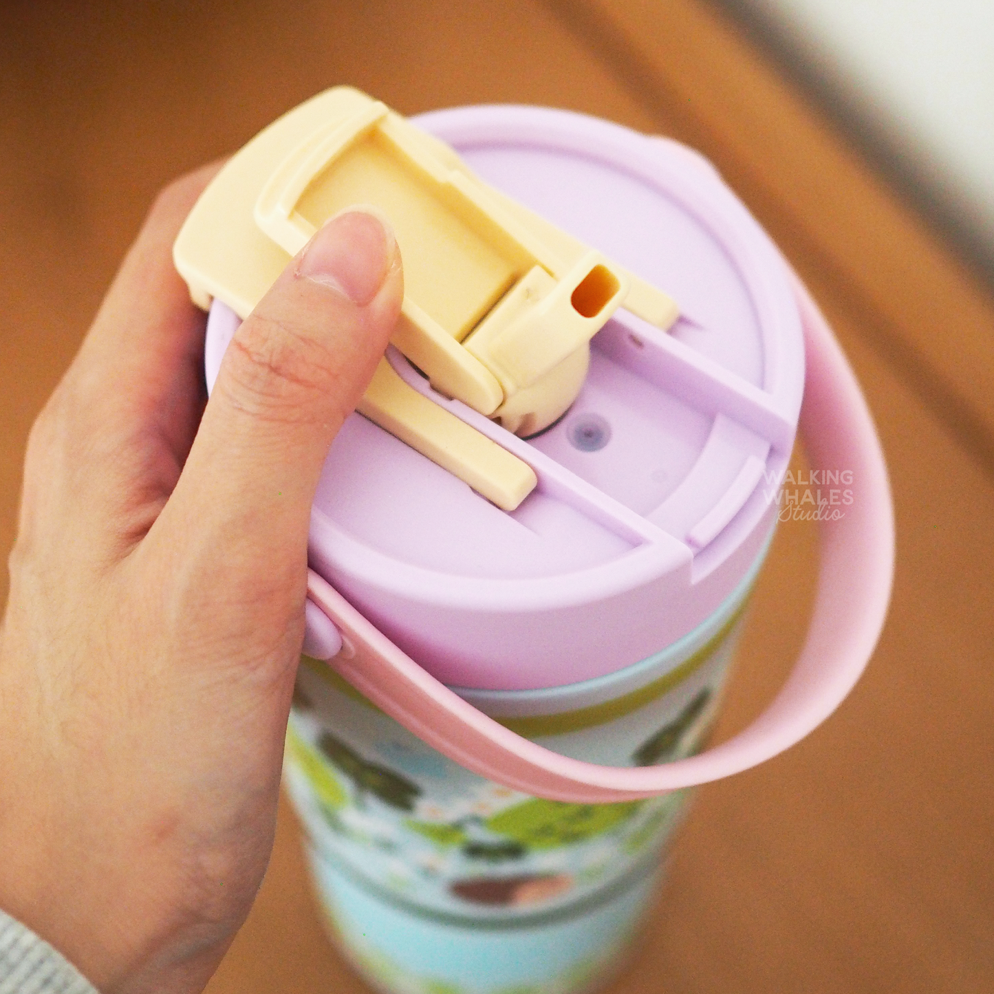 Insulated Water Bottle in Frog & Clover