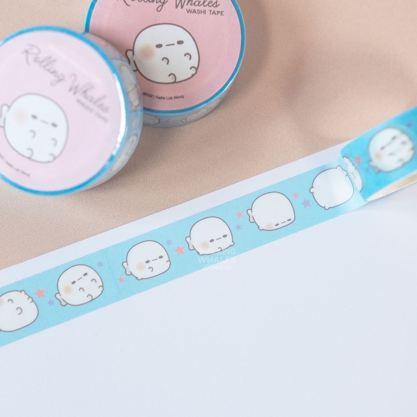 Rolling Whales Washi Tape