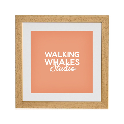 Kayak On River Foiled Art Print